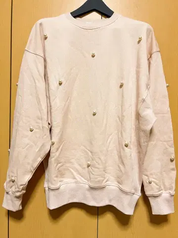 marryme 마리미 펄 맨투맨 핑크