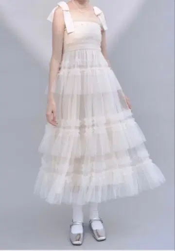 Lovilyn 튤 롱 원피스