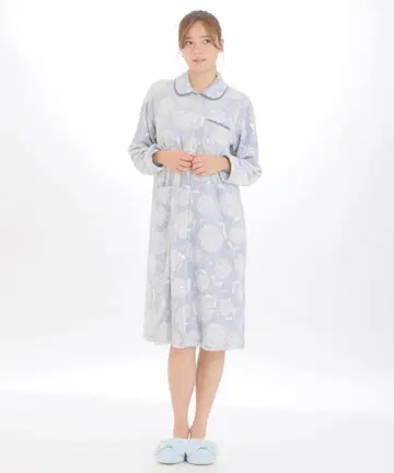 새상품 63367 나르에 스노우 파우더 아리섬 플라워 원피스 블루