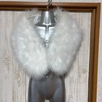 성인식 후리소데에. 새하얀 페더 숄