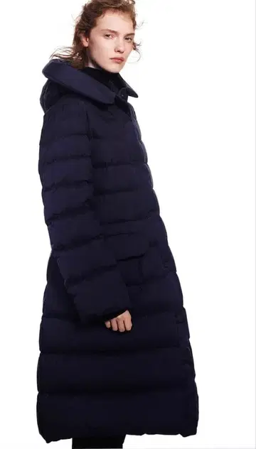 UNIQLO 플러스J 다운 후디드 코트 09 BLACK 미사용 택 포함