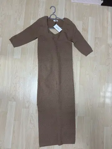 [ 새상품 ] EVRIS 브라운 니트 원피스