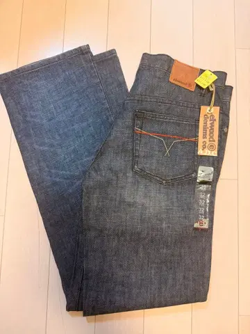 Elwood 다크 블루 스트레이트 데님 32