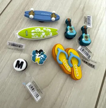 ( 하와이 한정판 ) Crocs 지비츠 액세서리 세트 6개