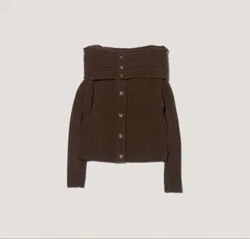 VERSO 오프숄더 니트 브라운