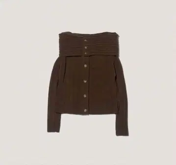 VERSO 오프숄더 니트 브라운
