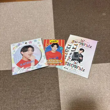 모토타카 카즈키 캔뱃지 프로필 카드 스티커