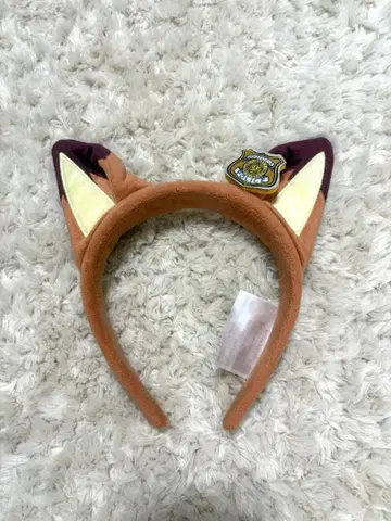 상하이 디즈니 머리띠 주토피아 닉