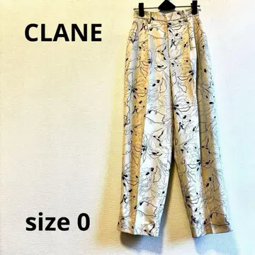 CLANE 클라네 라인 플라워 릴랙스 팬츠
