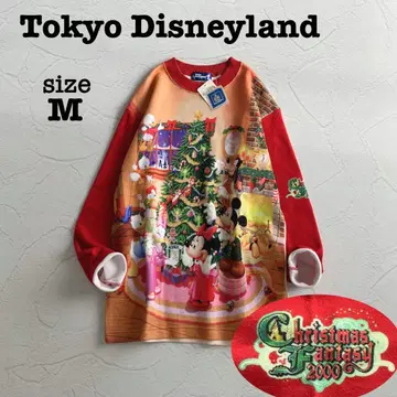 새상품 도쿄 디즈니랜드 크리스마스 판타지 2000 트레이닝복 면