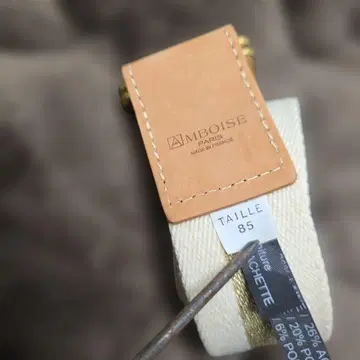 AMBOISE 앙부아즈 캔버스 벨트 사이즈 85 프리 타입