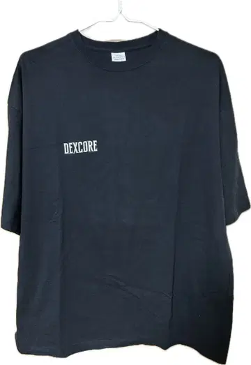 DEXCORE 블랙 T셔츠 사이즈 XXL