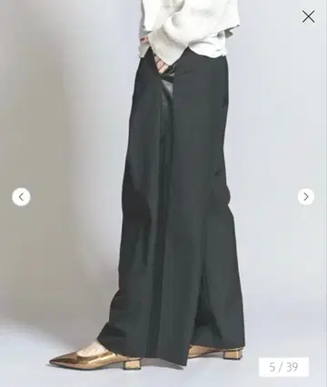 뷰티&유스 유나이티드 애로우즈 사이드 라인 랩 팬츠 XS