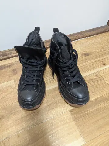 [ 컨버스 ] 블랙 하이컷 [ 거의 미사용 ]