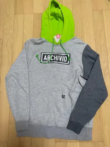 아르치비오 archivio 그레이 후드티 풀오버 남성용 46