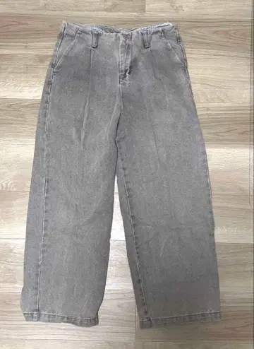 fuv tokyo 그레이 와이드 팬츠 데님