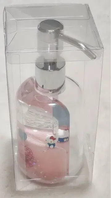 헬로키티 유리제 펌프 보틀