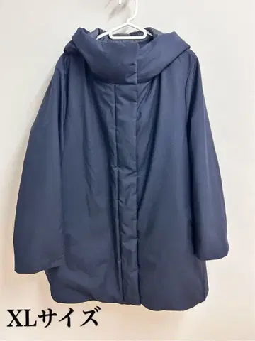 하이브리드 다운 숏코트 네이비