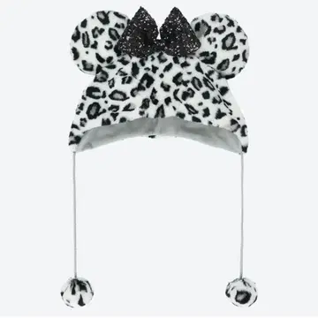 도쿄 디즈니 리조트 팬캡 미니 레오파드 무늬