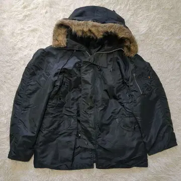 알파인더스트리 N 3B 블랙 L USA제