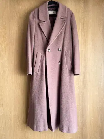 COCO DEAL 코코딜 핑크 롱 코트 M 사이즈