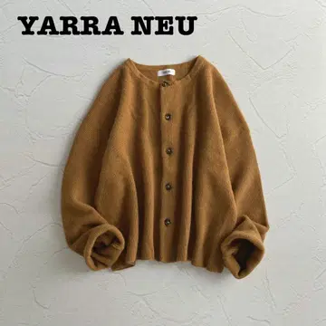 컨디션 최상 YARRA NEU 야라뉴 울 폭스 니트 가디건