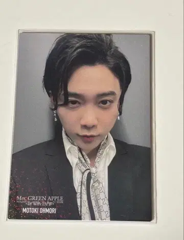 오모리 모토키 포토 카드 레어 트레이딩 카드