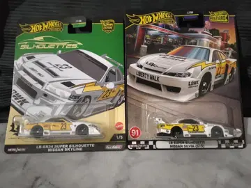 핫휠 리버티 워크 실루엣 스카이라인 er34 실비아 s15