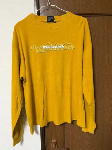 MANASTASH 머스타드 L 긴팔 티셔츠