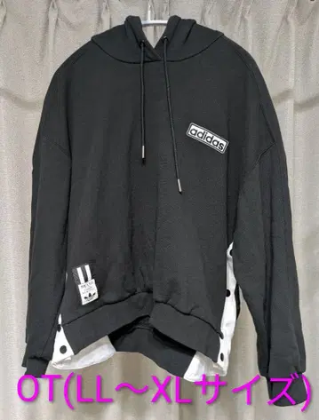 adidas originals 버튼 스트라이프 후드티 OT