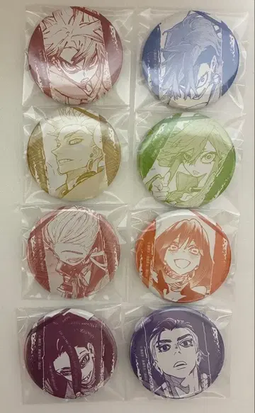 가치액터 트레이딩 캔뱃지 전 8종 컴플리트 세트