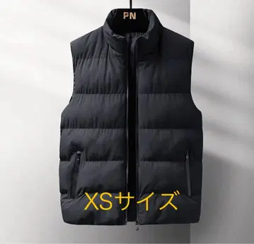 다운 베스트 남성용 블랙 방한 골프웨어로도 XS 사이즈