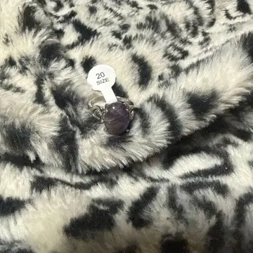 자수정 실버 반지 사이즈 20