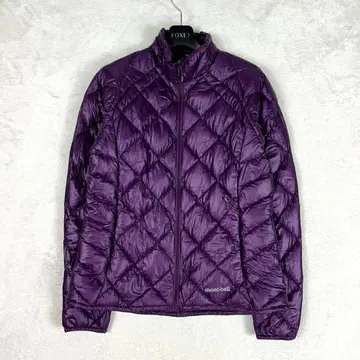 새상품급 몽벨 EX 라이트 다운 자켓 여성용 M 퍼플