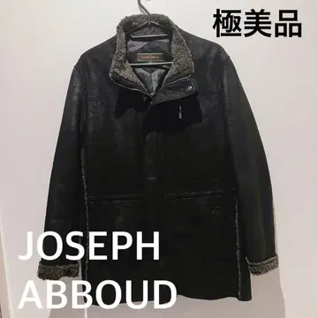 [ 컨디션 최상 ] JOSEPH ABBOUD 보아 페이크 무스탕 자켓