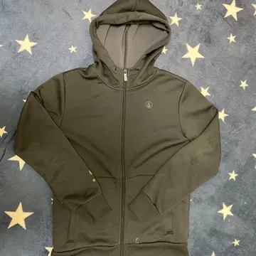 VOLCOM 풀 집업 후드티 블랙 S