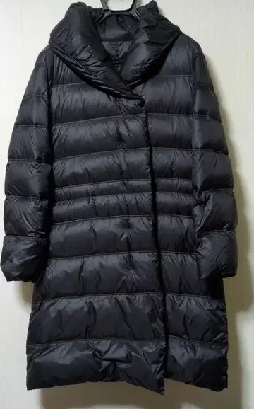 새상품급 DoCLASSE 롱 다운 코트 여성용 블랙 XL