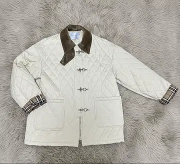 CHIC and THINGS 절개 퀼팅 코튼 자켓 L