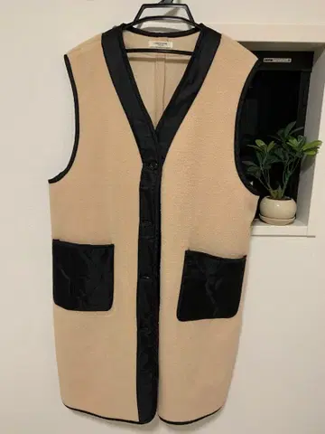 FREAK'S STORE 플리스 자켓 베이지 블랙