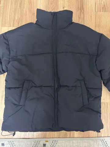 블랙 다운 자켓