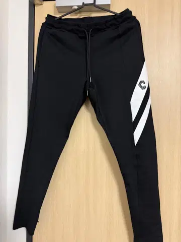 CRONOS 블랙 조거 팬츠 M