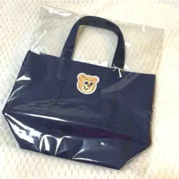 택 포함 새상품 페이러 러브러리 올드 테디 와펜 토트 네이비