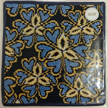 페이러 손수건 미사용 새상품 클라우디 러브매터 네이비 x 네이비