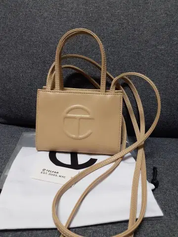 Telfar 백 스몰 크림