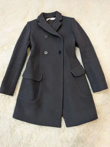 UNIQLO +J P코트 다크 그레이 울 M 사이즈