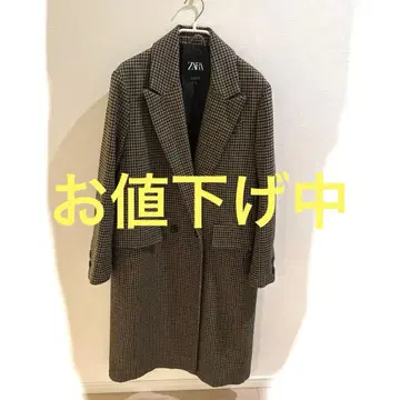 ZARA 마스큘린 코트 롱 체스터 코트