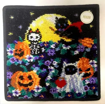 [ FEILER ] 페이러 페이러 블랙캣 네이비 손수건