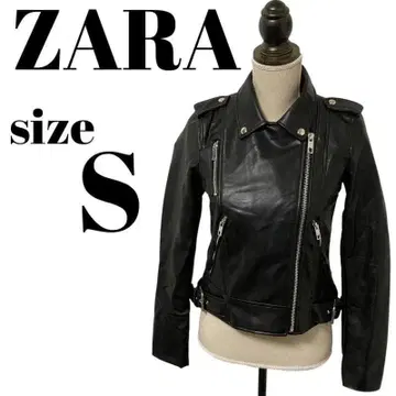 [ 품절 모델 ] ZARA 자라 에코 가죽 더블 라이더 자켓 S 사이즈