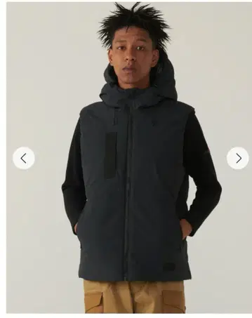 TS DESIGN 리플렉티브 파이버 다운 베스트 M 사이즈 차콜