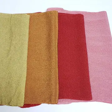 (0717) 오비 장식 천 4점 묶음 판매 기모노 일본 의류 잡화